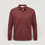 Aiden - Luxuriöses Langarm-Polo