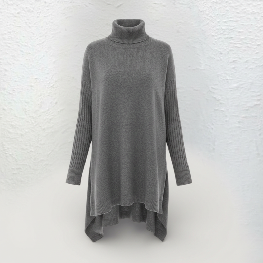 Brigit - Pullover mit lockerer Passform und Rollkragen