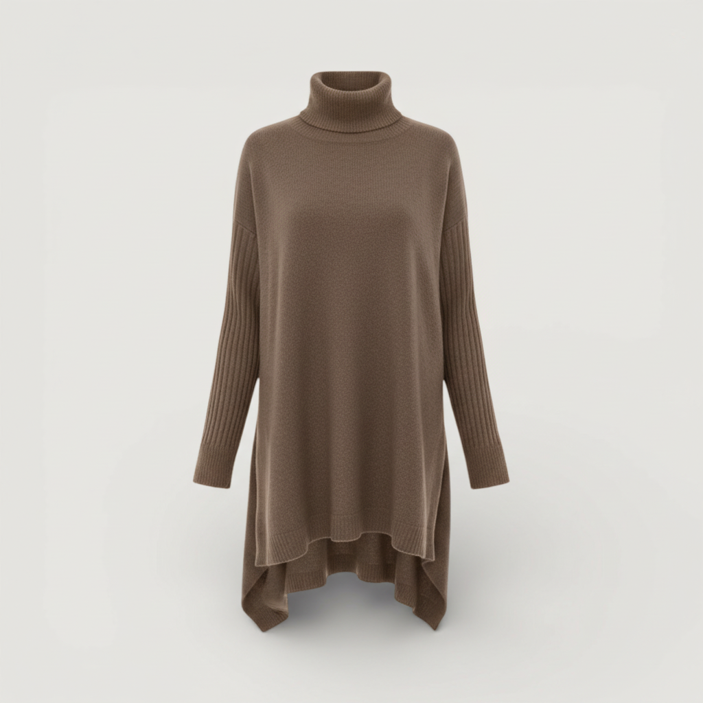 Brigit - Pullover mit lockerer Passform und Rollkragen