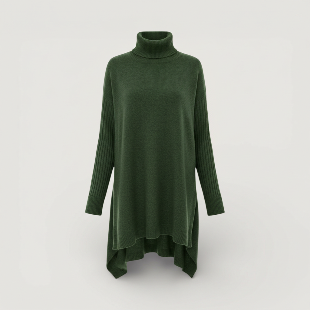 Brigit - Pullover mit lockerer Passform und Rollkragen