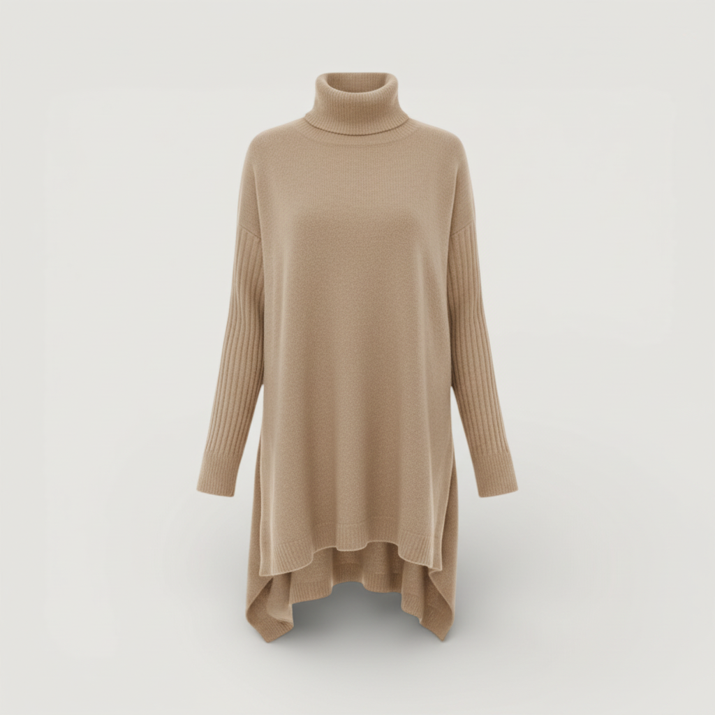 Brigit - Pullover mit lockerer Passform und Rollkragen