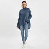 Brigit - Pullover mit lockerer Passform und Rollkragen