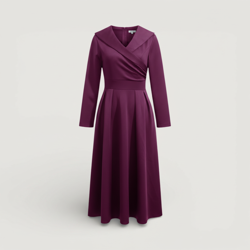 Lina - Elegantes Midi-Kleid