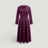 Lina – Midikleid mit V-Ausschnitt