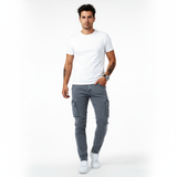 DARIO - Elegante Elastische Cargo-Jeans